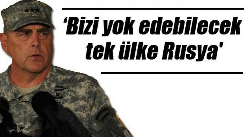 'Bizi yok edebilecek tek ülke Rusya&#39;