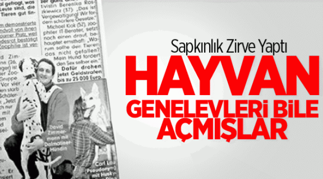 İsveç'te Hayvan Genelevleri Açıldı !