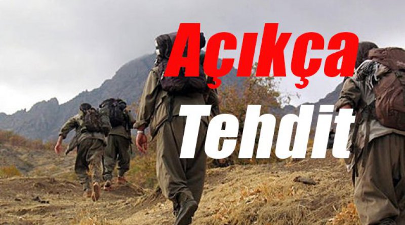 Terör örgütü PKK'dan açık açık tehdit! 