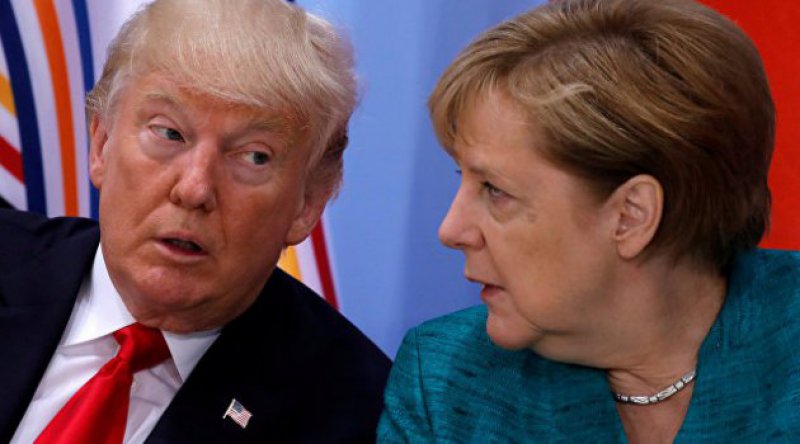 Trump'tan Merkel&#39;e Rusya eleştirisi