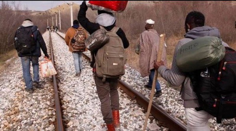 Yolcu treni mültecilere çarptı: 14 ölü